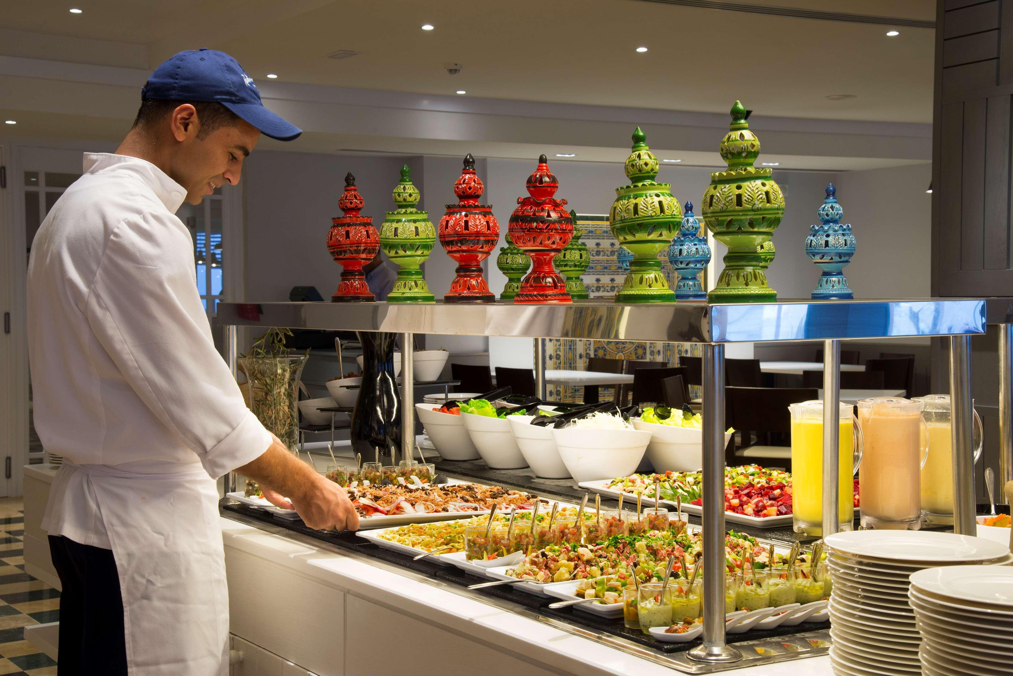 Radisson Blu Resort & Thalasso Hammamet Exterior photo A buffet at a hotel